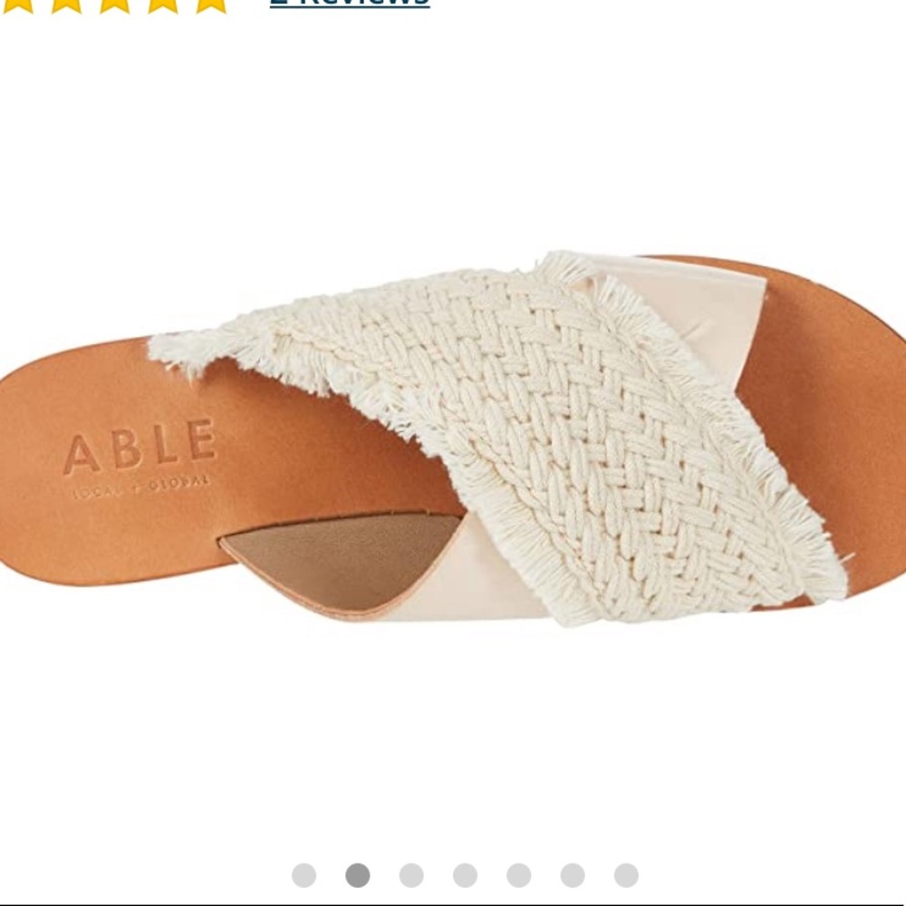 Cute slide on sandals NWT